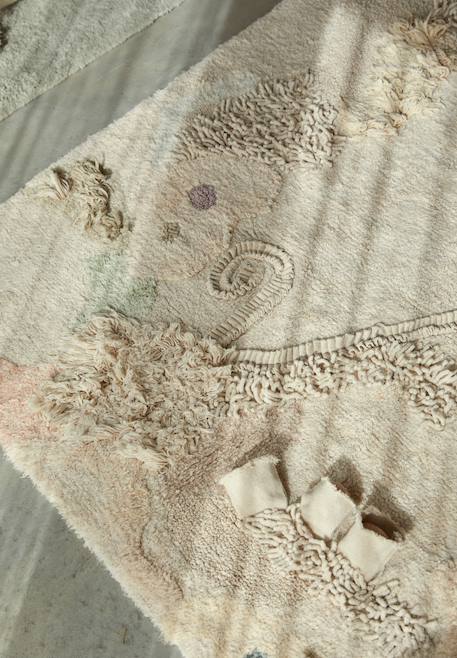 Tapis enfant lavable en coton seabed Naturel, fil rugcycled 6 - vertbaudet enfant 