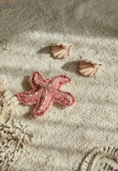 Tapis enfant lavable en coton seabed Naturel, fil rugcycled 5 - vertbaudet enfant 
