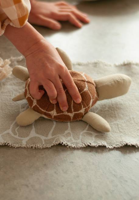 Peluche en coton ride & roll Bleu sauge, olive, toffee, naturel 5 - vertbaudet enfant 