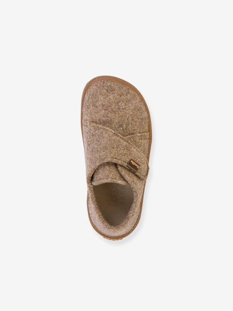 Chaussons barefoot enfants BAREFOOT WOOLY Froddo beige+bleu jean+bleu nuit+fuchsia+gris chiné+rose chiné+rouge+vert 2 - vertbaudet enfant 
