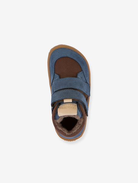 Bottes pieds nus enfants BAREFOOT TEX WOOL Froddo bleu+gris ardoise 4 - vertbaudet enfant 