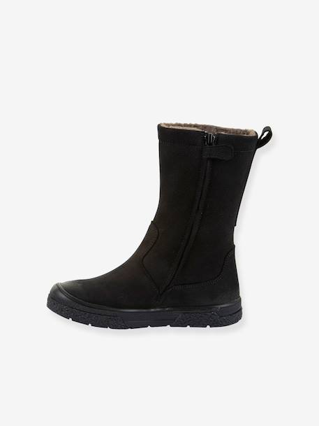 Filles Bottes PULSE TEX STAR BOOTS WOOL Froddo bordeaux+noir 10 - vertbaudet enfant 