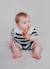 Combi short bébé Écru/marine+Écru/rose misty 1 - vertbaudet enfant 