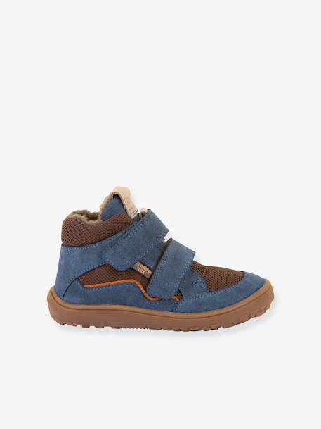 Bottes pieds nus enfants BAREFOOT TEX WOOL Froddo bleu+gris ardoise 2 - vertbaudet enfant 