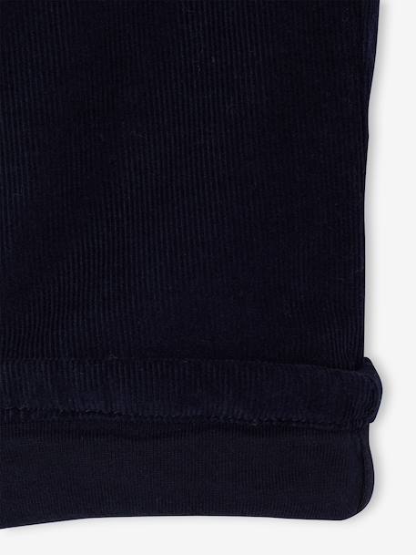 Pantalon velours bébé garçon kaki+marine 8 - vertbaudet enfant 