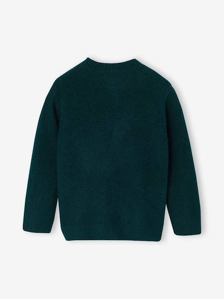 Pull noël manches longues garçon vert foncé 4 - vertbaudet enfant 