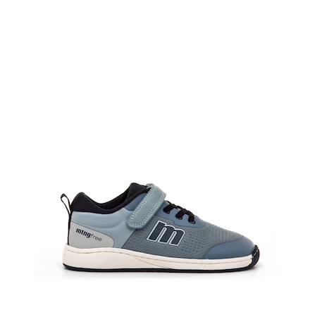 Sneakers garçon synthétique fermeture adhésive Bleu moyen+Blue+Mauve+Vert olive 1 - vertbaudet enfant 