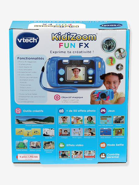 Appareil photo Kidizoom Fun FX bleu+rose 4 - vertbaudet enfant 