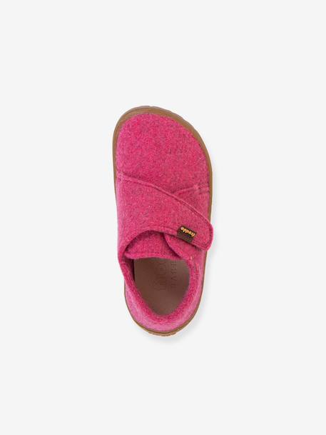 Chaussons barefoot enfants BAREFOOT WOOLY Froddo beige+bleu jean+bleu nuit+fuchsia+gris chiné+rose chiné+rouge+vert 19 - vertbaudet enfant 