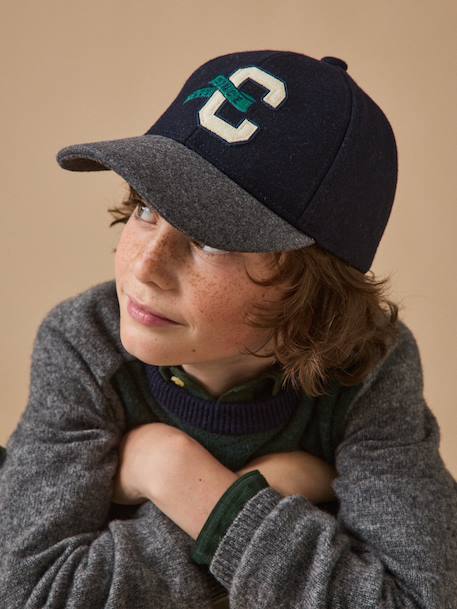 Casquette en lainage adulte et enfant Marine 1 - vertbaudet enfant 