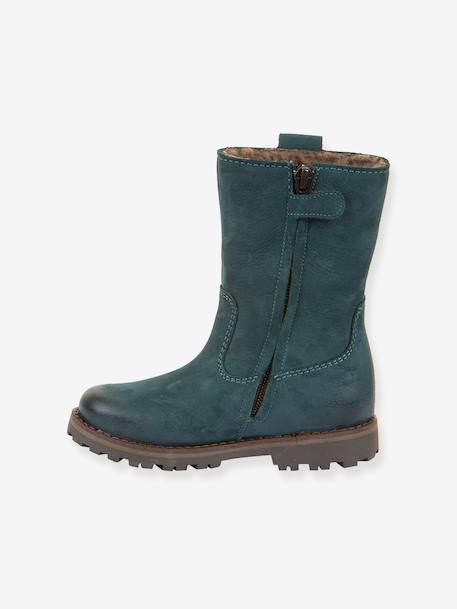 Bottes fille MAXINE TEX Froddo bleu nuit+bleu pétrole+noir 8 - vertbaudet enfant 