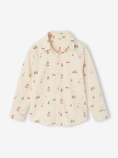 Chemise enfant garçon écru 3 - vertbaudet enfant 