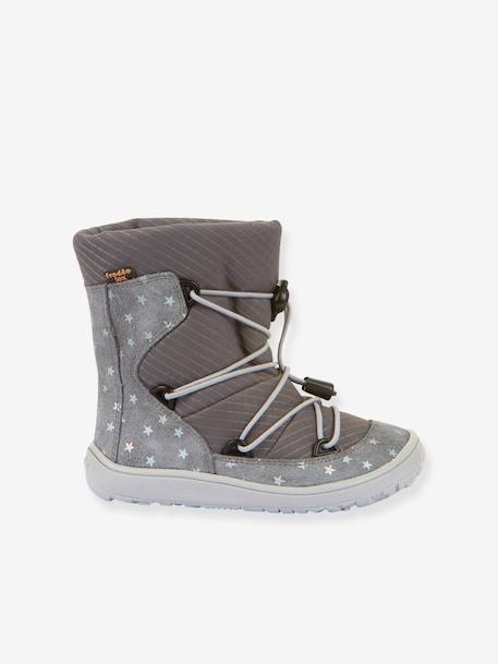 Bottes pieds nus pour filles BAREFOOT TEX TRACK WOOL Froddo gris 2 - vertbaudet enfant 