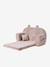 Canapé chauffeuse ours velours beige+rose 2 - vertbaudet enfant 