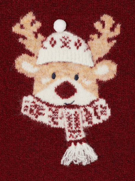 Pull Noël bébé garçon manches longues rouge 3 - vertbaudet enfant 