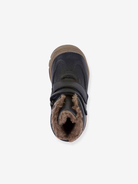Boots garçon LINZ WOOL TEX HIGH Froddo bleu+bleu nuit+blush 10 - vertbaudet enfant 