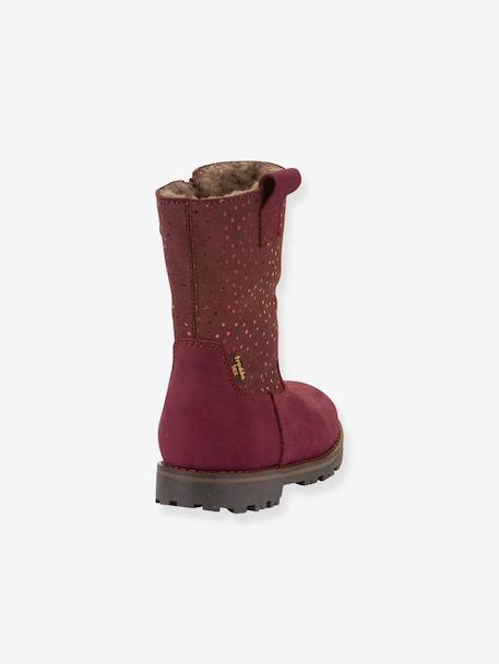 Bottes fille MAXINE TEX Froddo blush+bordeaux 11 - vertbaudet enfant 