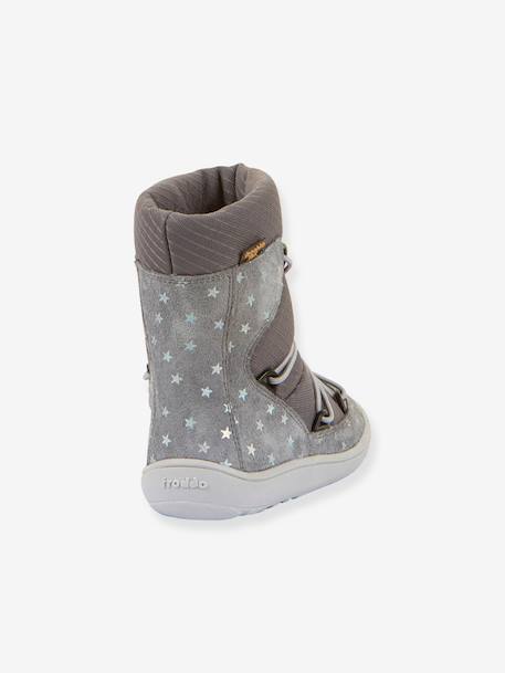 Bottes pieds nus pour filles BAREFOOT TEX TRACK WOOL Froddo gris 3 - vertbaudet enfant 