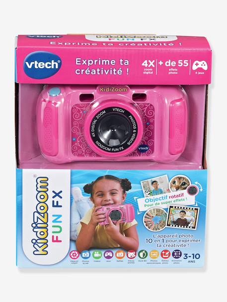 Appareil photo Kidizoom Fun FX bleu+rose 5 - vertbaudet enfant 
