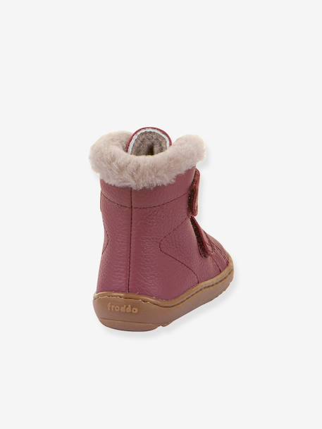 Bottes pieds nus enfants BAREFOOT FURRY Froddo bleu nuit+bordeaux 4 - vertbaudet enfant 
