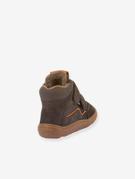 Bottes pieds nus enfants BAREFOOT TEX WOOL Froddo bleu+gris ardoise 9 - vertbaudet enfant 