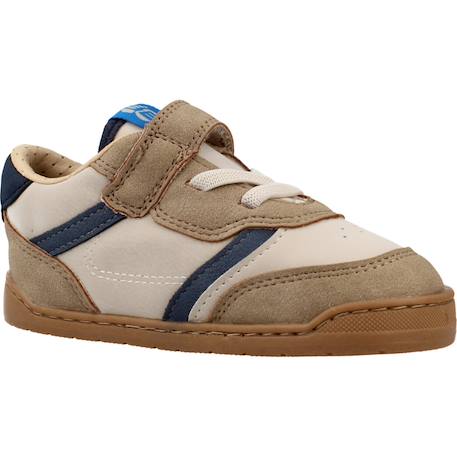Sneakers garçon synthétique fermeture adhésive barefoot Cream_blue 5 - vertbaudet enfant 