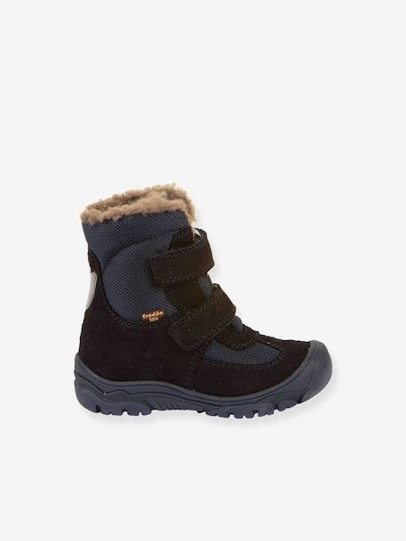 Boots enfants LINZ WOOL TEX HIGH Froddo bleu nuit+bordeaux+noir+olive 2 - vertbaudet enfant 