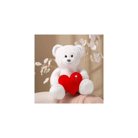 Peluche ours cœur 35 cm Rouge 2 - vertbaudet enfant 