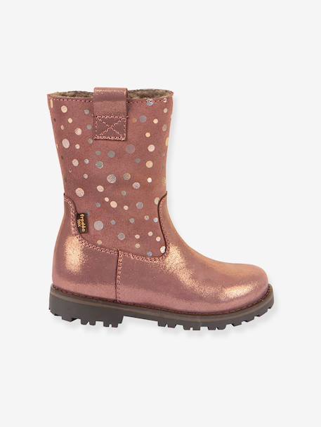 Bottes fille MAXINE TEX Froddo blush+bordeaux 2 - vertbaudet enfant 