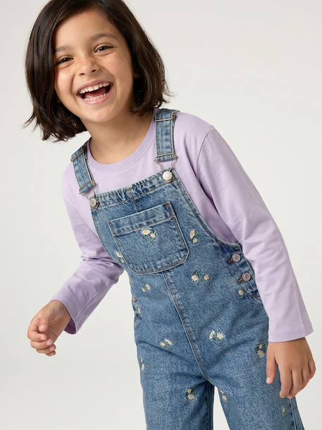 Salopette fille bleu jean 12 - vertbaudet enfant 