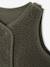 Gilet bébé sherpa à pressions vert 3 - vertbaudet enfant 