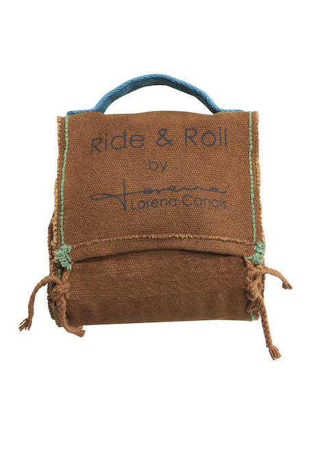 Peluche en coton ride & roll Bleu pétrole, toffee, naturel, rouge 4 - vertbaudet enfant 