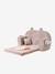 Canapé chauffeuse ours velours beige+rose 3 - vertbaudet enfant 