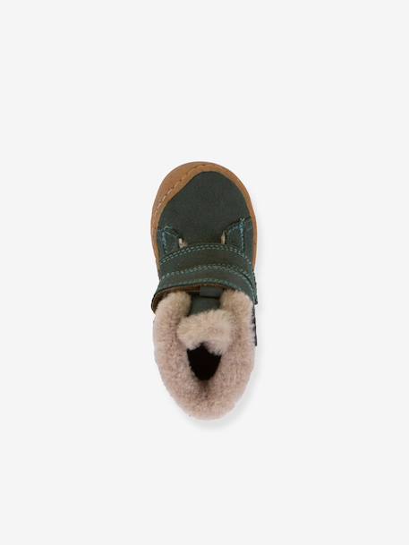 Boots fille MINNI SUEDE Froddo bleu pétrole+fuchsia+vieux rose 4 - vertbaudet enfant 