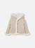 Veste bébé en maille réversible à capuche Beige 1 - vertbaudet enfant 