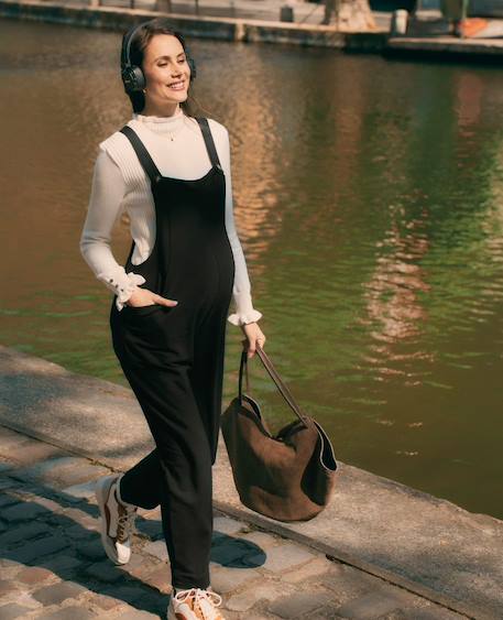 Salopette de grossesse et allaitement audrey Noir 4 - vertbaudet enfant 