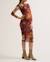 Robe de grossesse et allaitement vanessa Beige+Multico 11 - vertbaudet enfant 