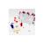 Peluche coq bleu, blanc, rouge fff Football - 25 cm Blanc 5 - vertbaudet enfant 