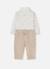 Ensemble bébé garçon en maille imprimé hérissons Beige 2 - vertbaudet enfant 