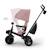 Tricycle AVEO 2 PLUS Évolutif 6 Configurations avec Siège 360° CLICK&TWIST, Position Allongée et Pliage Rapide Beige+Gris+Rose+Vert 16 - vertbaudet enfant 
