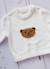 Pull ourson en coton Écru 1 - vertbaudet enfant 