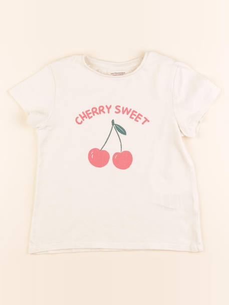 Tee-shirt - 6 ans Beige 1 - vertbaudet enfant 