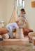 Panier enfant en coton giant mushroom Naturel, marron clair 3 - vertbaudet enfant 