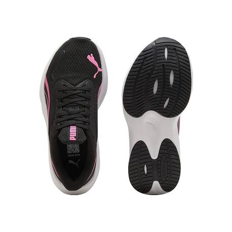 Basket à lacets fille pounce lite jr Noir, rose 4 - vertbaudet enfant 