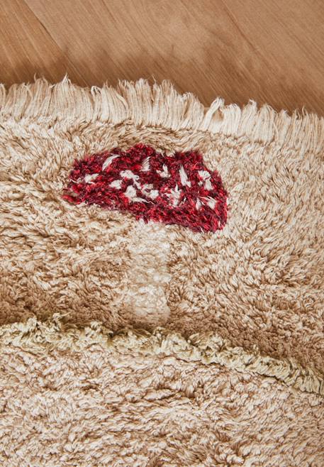 Tapis enfant lavable en coton chanterelle Accessoires : vert, rouge, bleu, miel 6 - vertbaudet enfant 