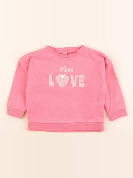 Sweat - 18 mois Rose 1 - vertbaudet enfant 