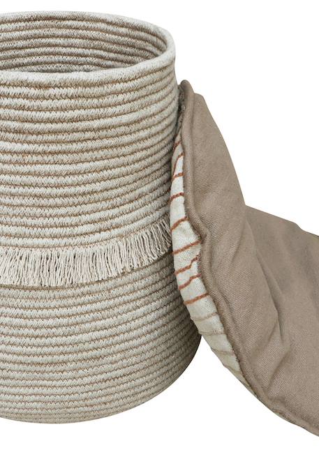 Panier enfant en coton giant mushroom Naturel, marron clair 6 - vertbaudet enfant 