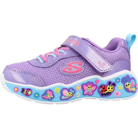 Basket à lacets extensibles fille play scene fun squad – confort et style Violet 2 - vertbaudet enfant 