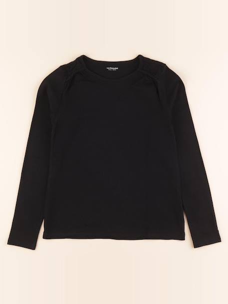 Tee-shirt - 10 ans Noir 1 - vertbaudet enfant 