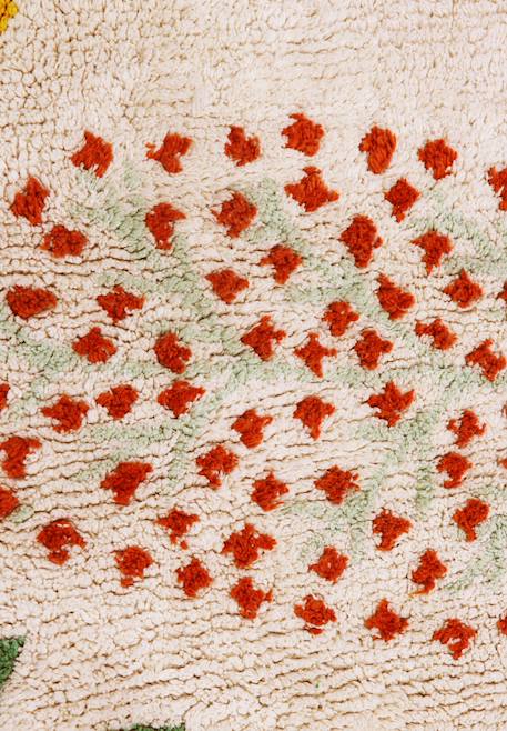 Tapis enfant lavable en coton botanic plants Bleu sauge, bleu vintage+Naturel, vert, moutarde, terracotta+Olive, rose, châtaigne, doré, naturel 6 - vertbaudet enfant 